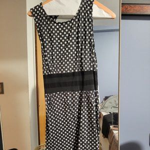 Retro 90s Free People Polka-Dot Dress